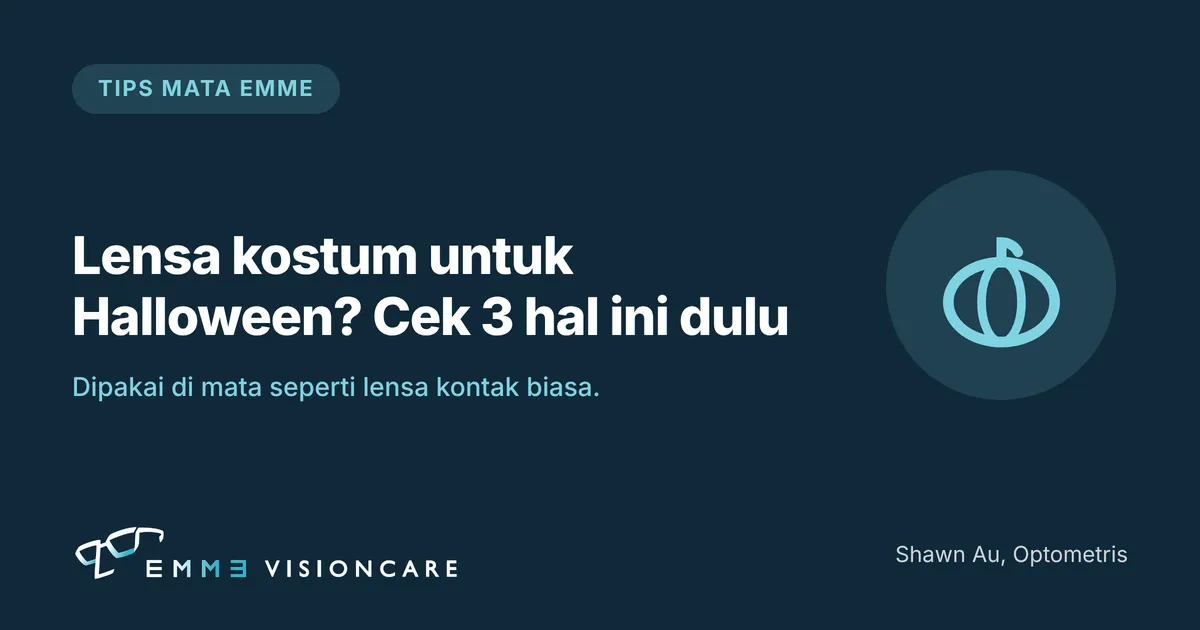 Lensa kostum untuk Halloween: cek 3 hal ini dulu