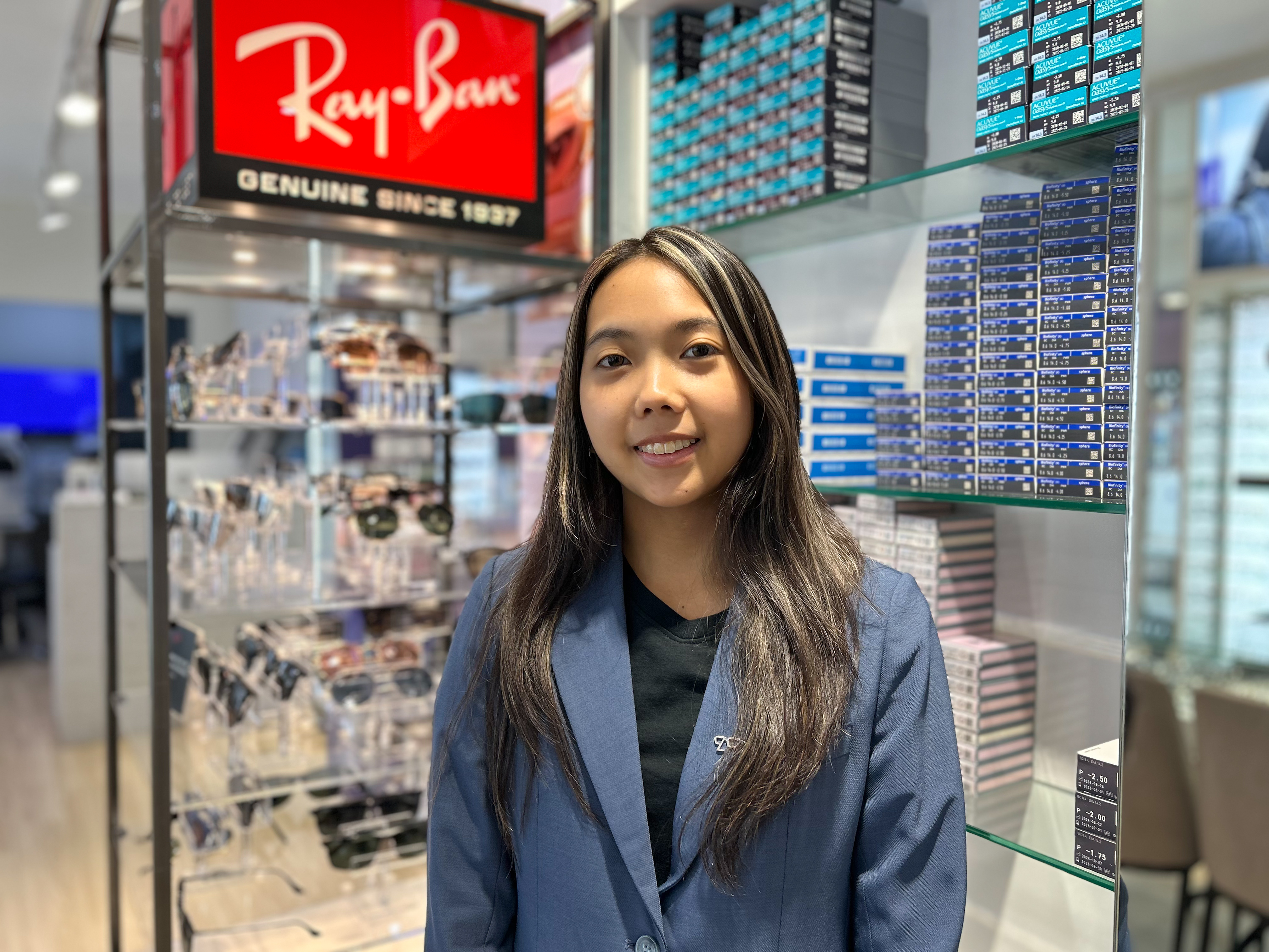 Faith Chan, optician at EMME Visioncare The Cathay